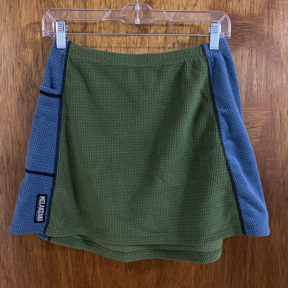 Melanzana Micro Grid Skirt